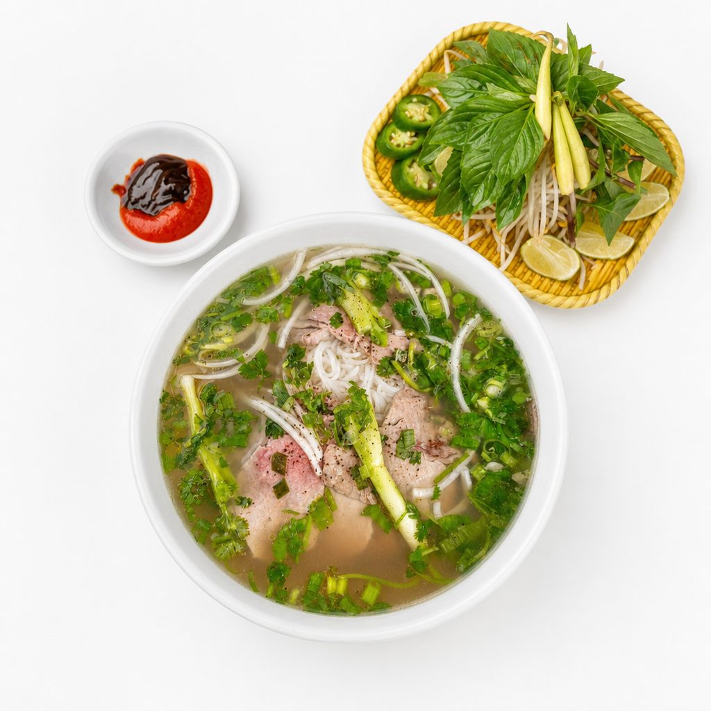 P5. Rare Steak & Brisket - Tái Nạm (M).