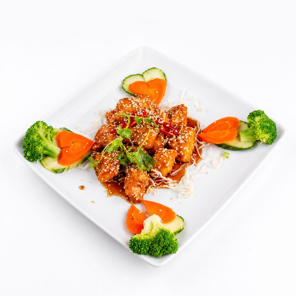 S2. Sesame Chicken - Gà Mè.